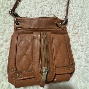 Elegant Brown Quilted Women's Bag